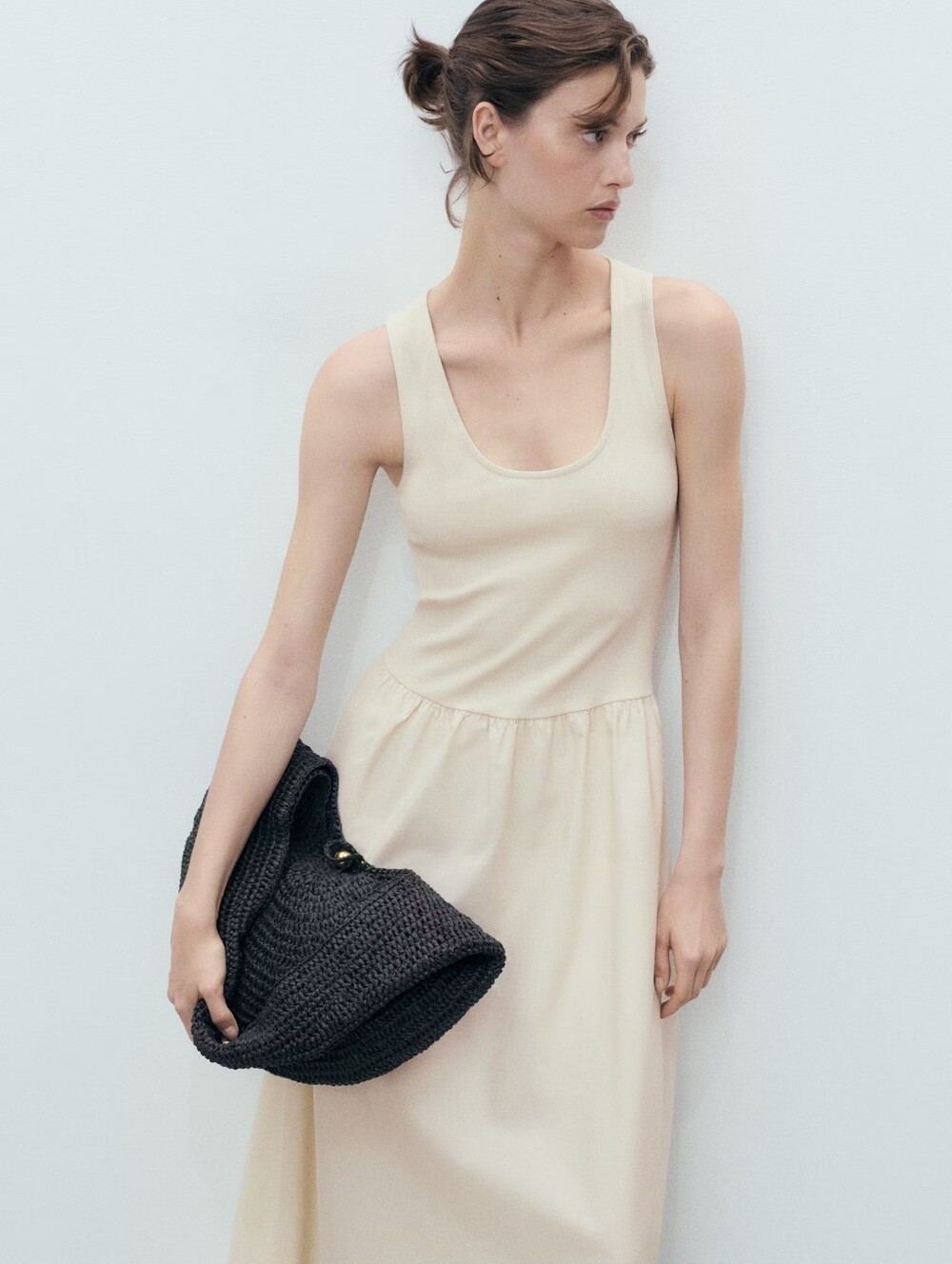 MANGO Combined Dress - Picture 5 of 6